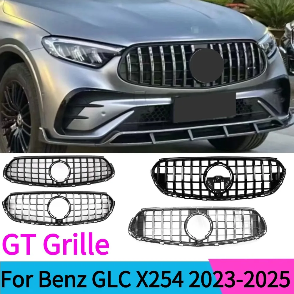 For 2023 2025 Mercedes Benz GLC X254 Style Front Bumper Grille Inlet Grill Benz Tuning Hood Mesh Grid Accessory for Car Modifica