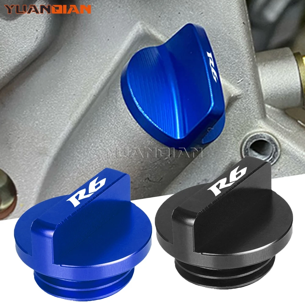 

FOR YAMAHA YZFR6 YZF R6 YZF-R6 GYTR RACE 1999- 2023 2022 2021 2020 M27*3.0 Motorcycle Engine Oil Filler Cup Plug Cover cap Screw