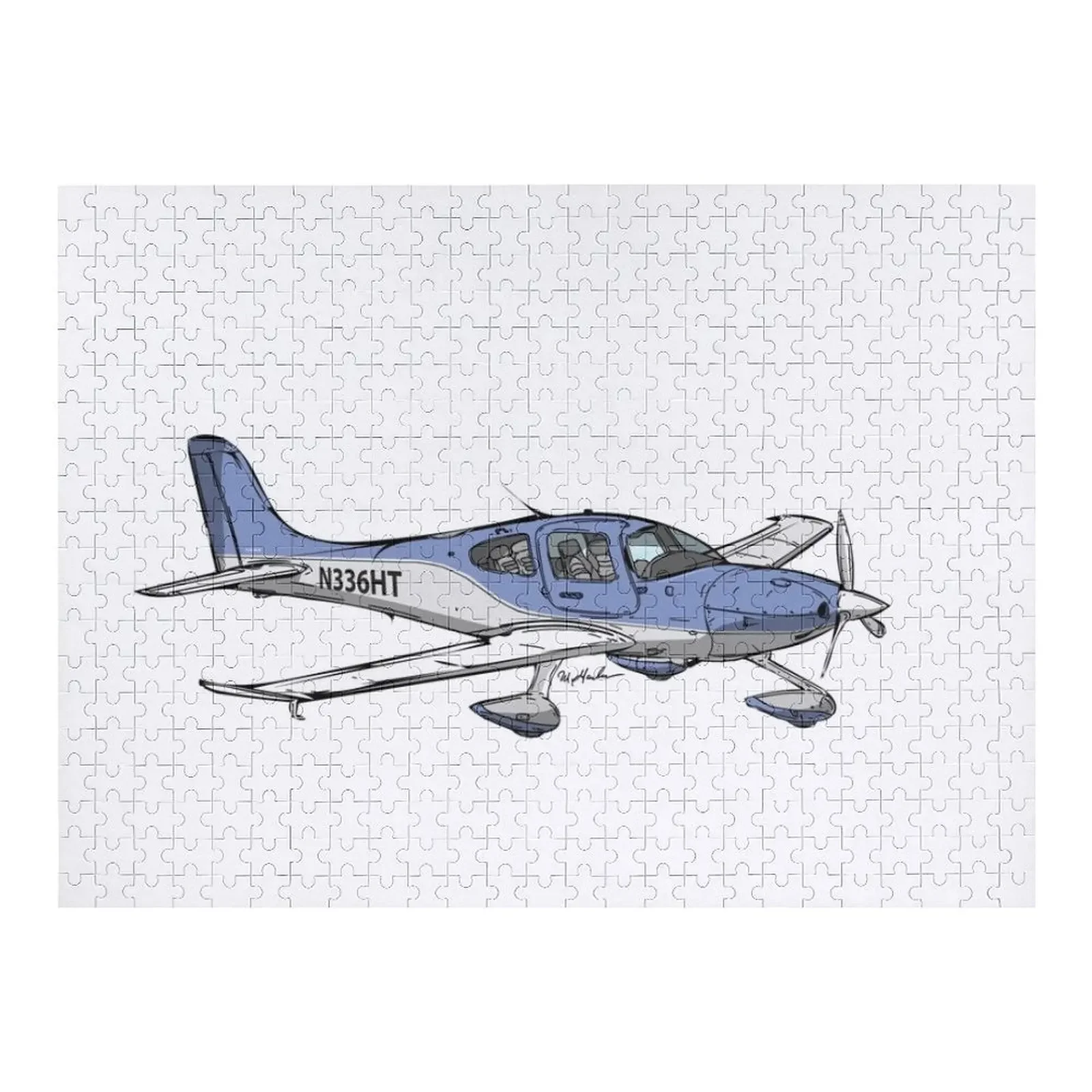 

Cirrus SR-22 N336HT Jigsaw Puzzle Baby Wooden Toddler Toys Puzzle