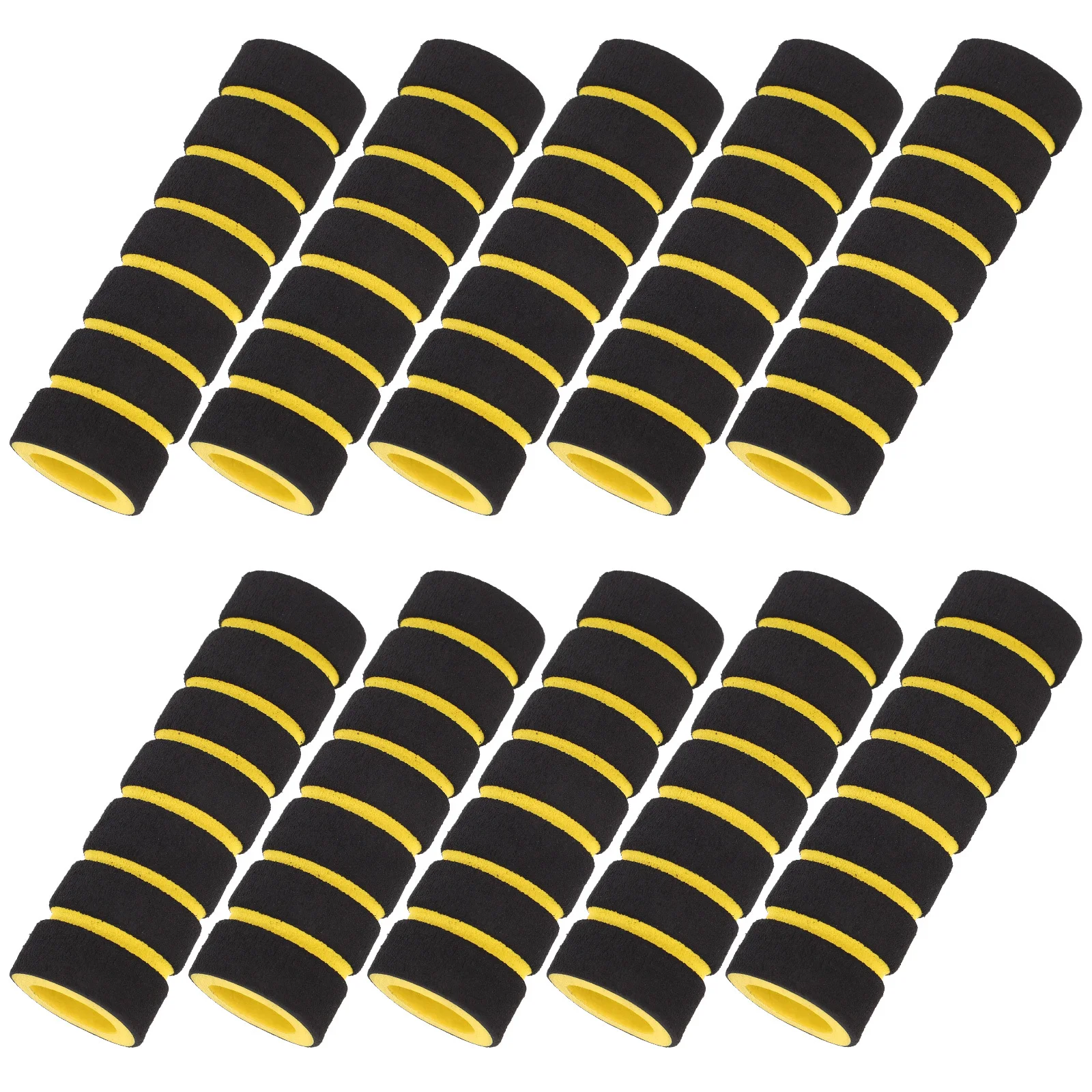 

10Pcs Sponge Roller Covers Gym Exercise Equipment Ab Training Accessory Durable Easy Clean Multifunctional Gym Replacement Parts