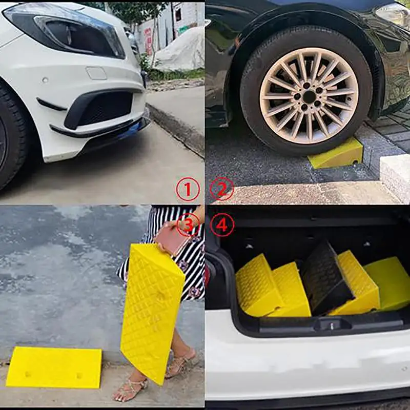 Driveway Curb Ramps Long Heavy Duty Kerb Ramp High 5CM/7CM Lightweight Plastic Threshold Ramp Portable Threshold Ramps for