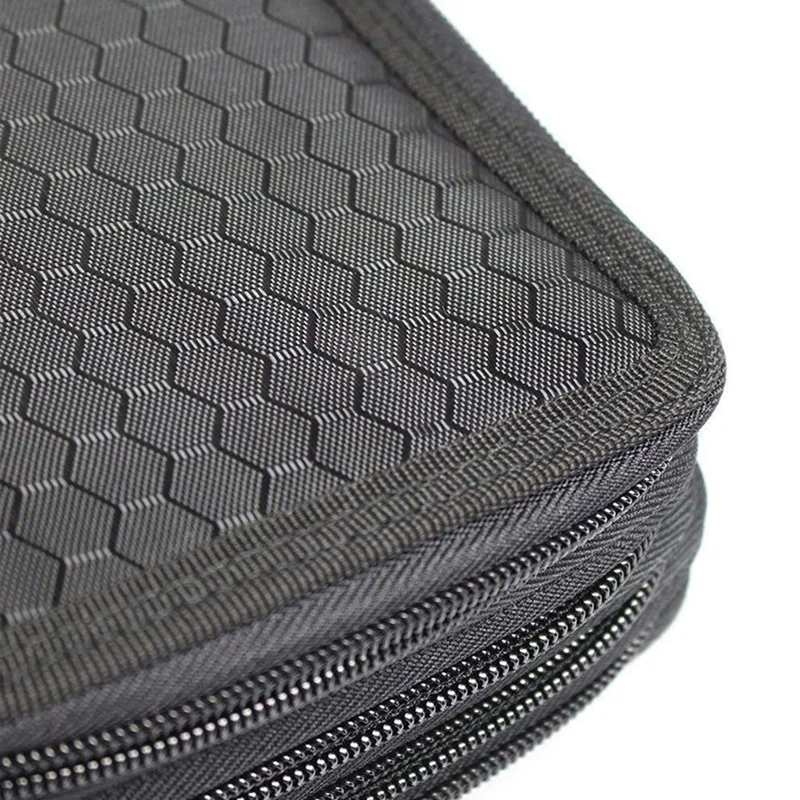 1 قطعة مقلمة سعة 72 فتحة 4 طبقات مقلمة بلون مربع رسم مقلمة هدية قرطاسية أسود