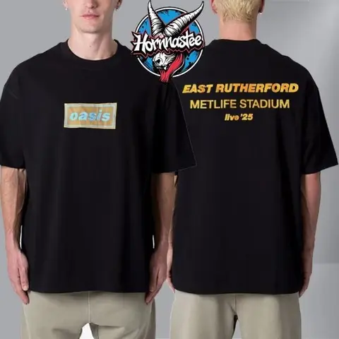 Oasis Live 25 Show on August 31 Unisex T Shirt Two Sided