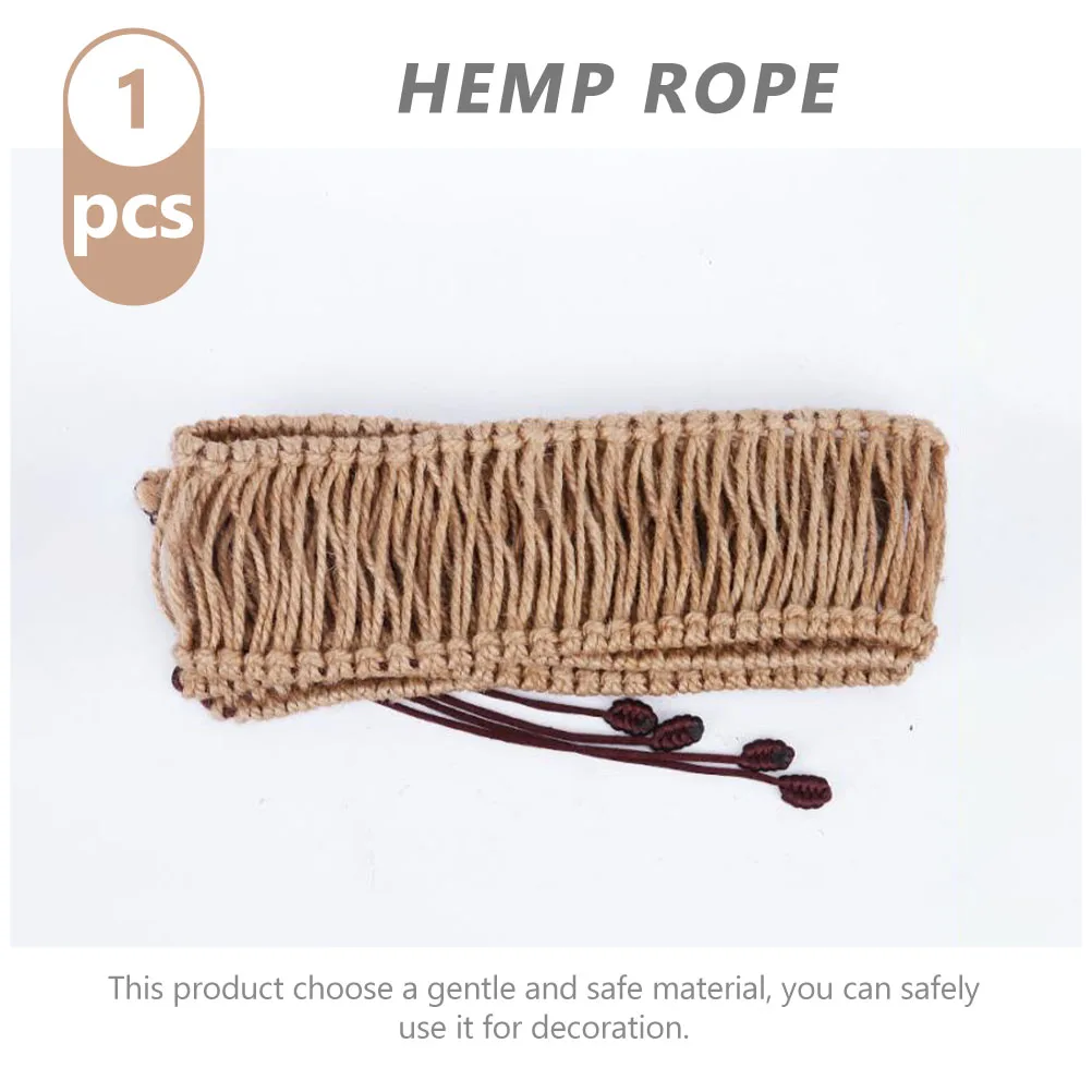 

Ethereal Drum Rope Light Brown Hemp Retro Wrapping Decorative to Weave Accessory Manual
