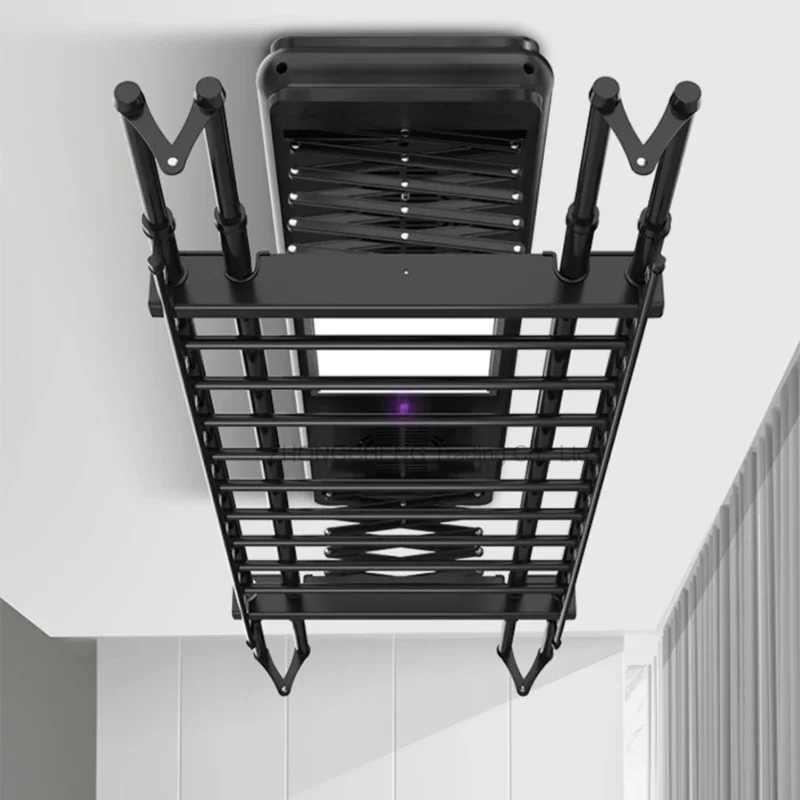 Stendino elettrico sollevamento intelligente balcone telecomando stendino palo di asciugatura telescopico domestico