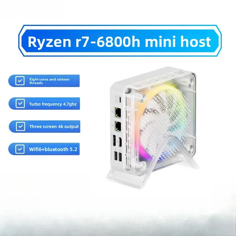 DDR5-16GB+256nvme solid-state GenMachine Ryzen 7-6800H dual port gaming/USB4.0 interface