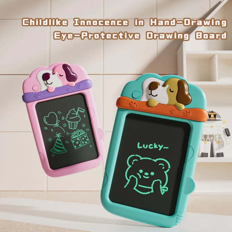 LCD Writing Tablet Kids Magic Drawing Board Educational Art Painting Tool Cartoon Graffiti Sketchpad Birthday Gift Toy