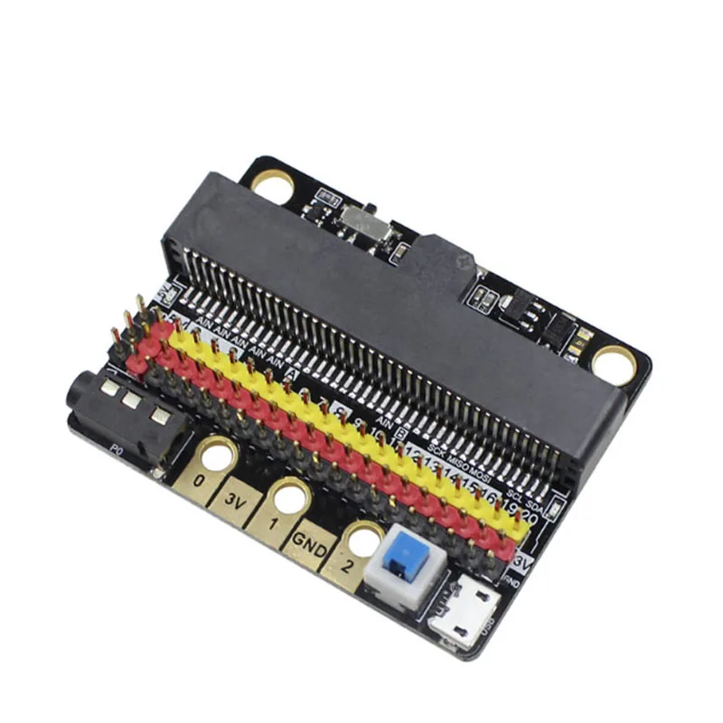 Placa base Microbit V1.0/2,0/3,0, placa de expansión V2, placa adaptadora Horizontal Micro:Bit para educación de programación de niños