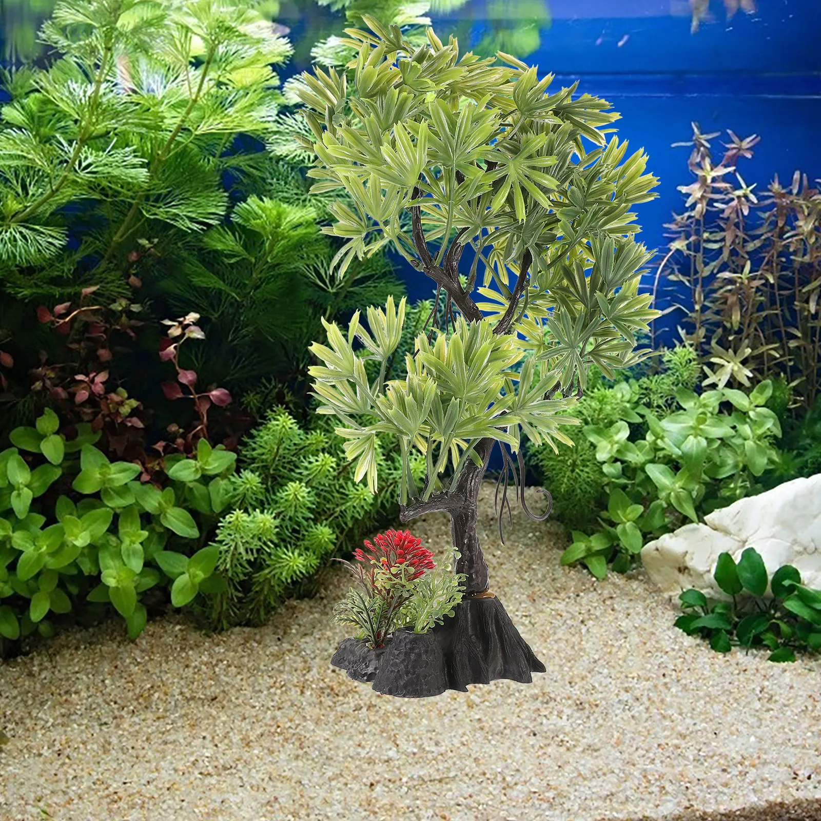 

Aquarium Plastic Tank Decorations Aquatic Aquatic Tree Ornament For Home Aquarium Tree Office Tank Landscaping