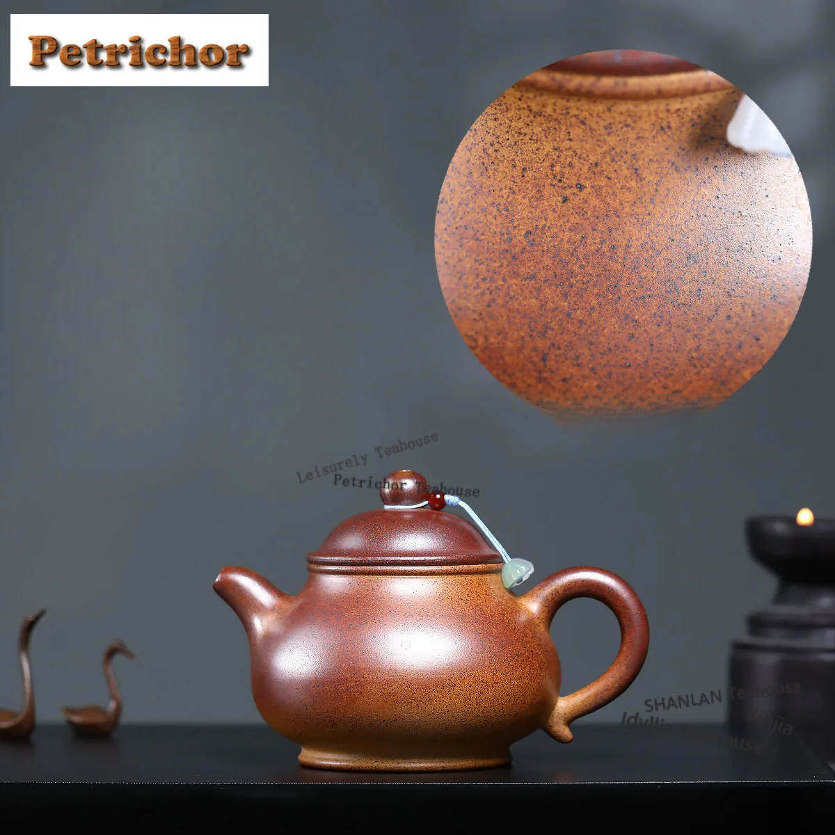 

350ml Yixing Purple Clay Teapots Master Handmade Pan Pot Raw Ore Wood-fired Porcelain Mud Tea Brewing Kettle Zisha Tea Set Craft