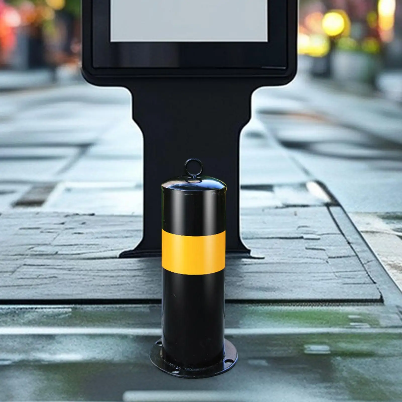 poste-de-seguranca-para-estacionamento-em-tubo-de-aco-acessorios-versateis-facil-instalacao-para-varias-divisoes-de-estradas-e-seguranca-de-entradas
