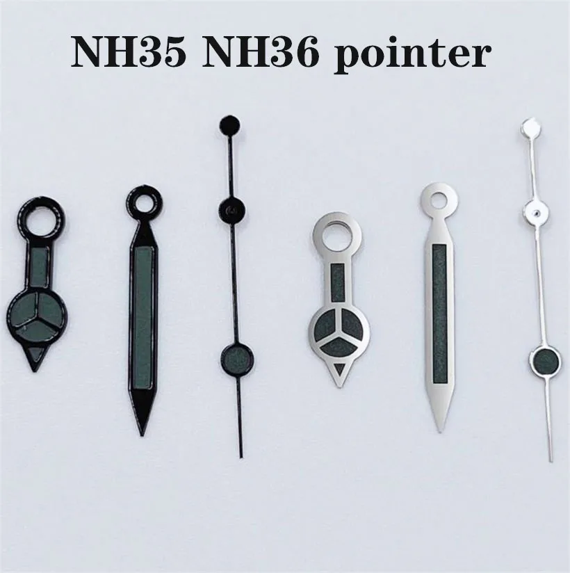 Watch Accessories Are Suitable For NH35 NH36 Mechanical Movements Luminous Hour Minute Second Three Needles Pointer Watch Hands