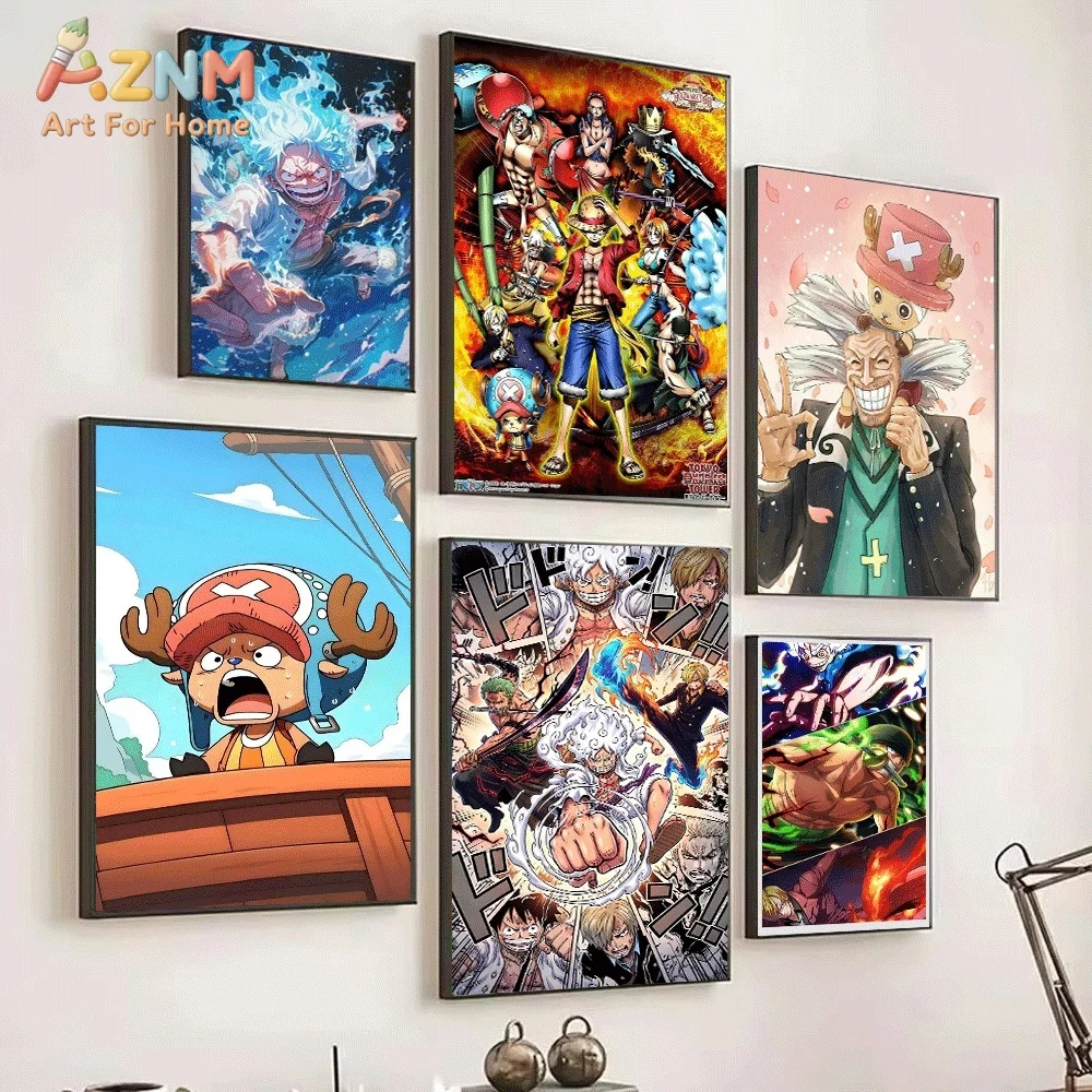 One Piece Anime Canvas Wall Ar - đánh giá và giá One Piece Straw Hat
