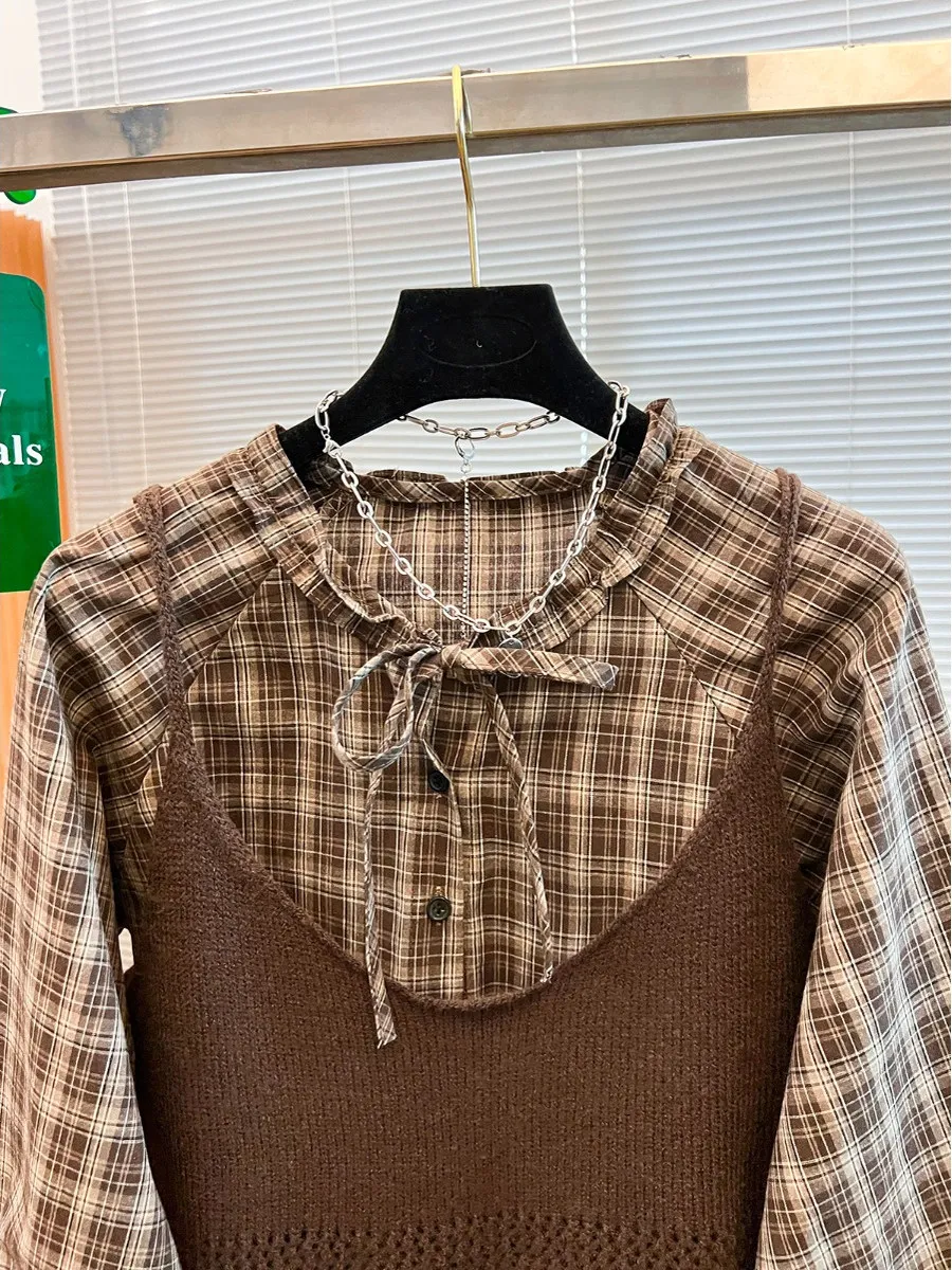 Faionable محبوك طويل Sve irt مع حزام و ter Ne للنساء الخريف عارضة Sle تنوعا أعلى جودة مزيج القطن