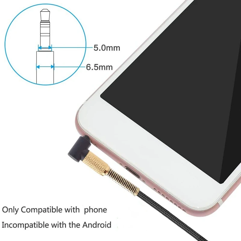 Zapasowy przedłużacz kabla audio do słuchawek AKG Q701/K240/K240S/K240MK II/ K702/K271S/K141/K171/K181/K271