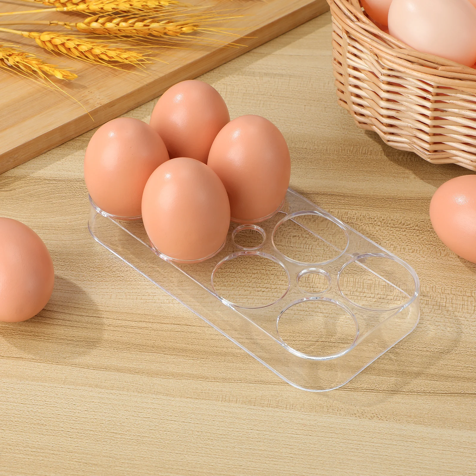 Refrigerator Egg Tray Egg Organizer Food Container portable Egg Storage Box Egg Storage Dispenser multiuse Home Kitchen supplies