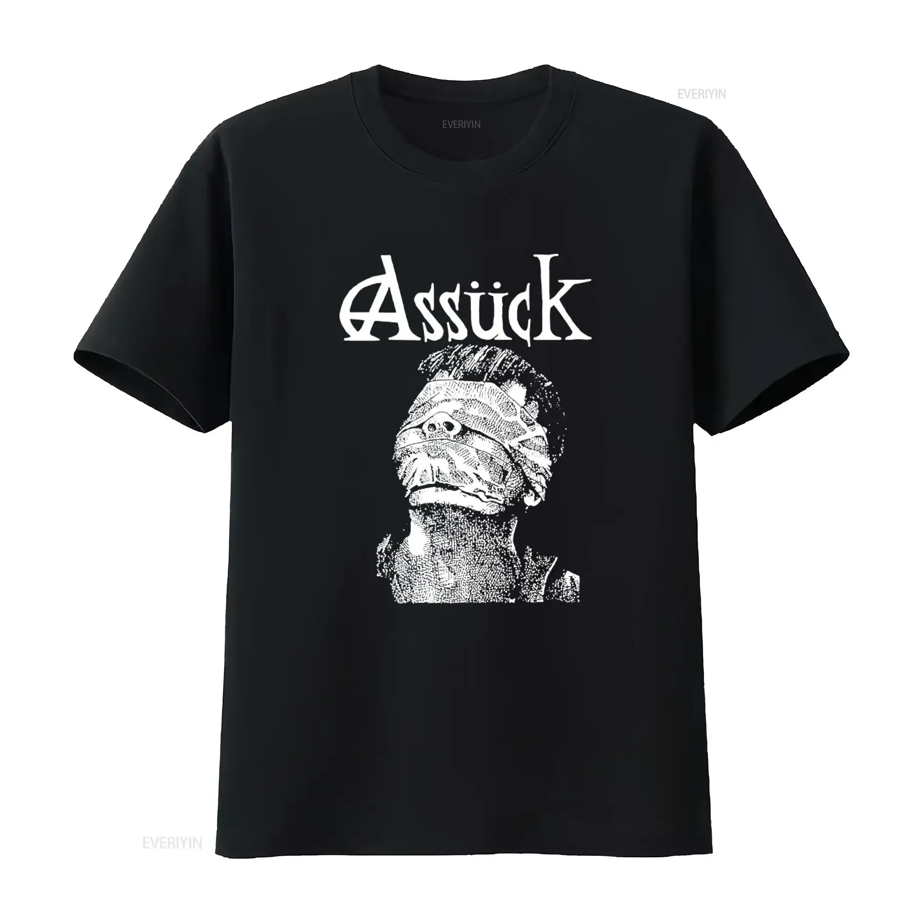 Camiseta vintage Assuck Blindspot estilo Crust Punk com elementos Grind, perfeita para fãs de Nasum Dropdead Insect Warfare.