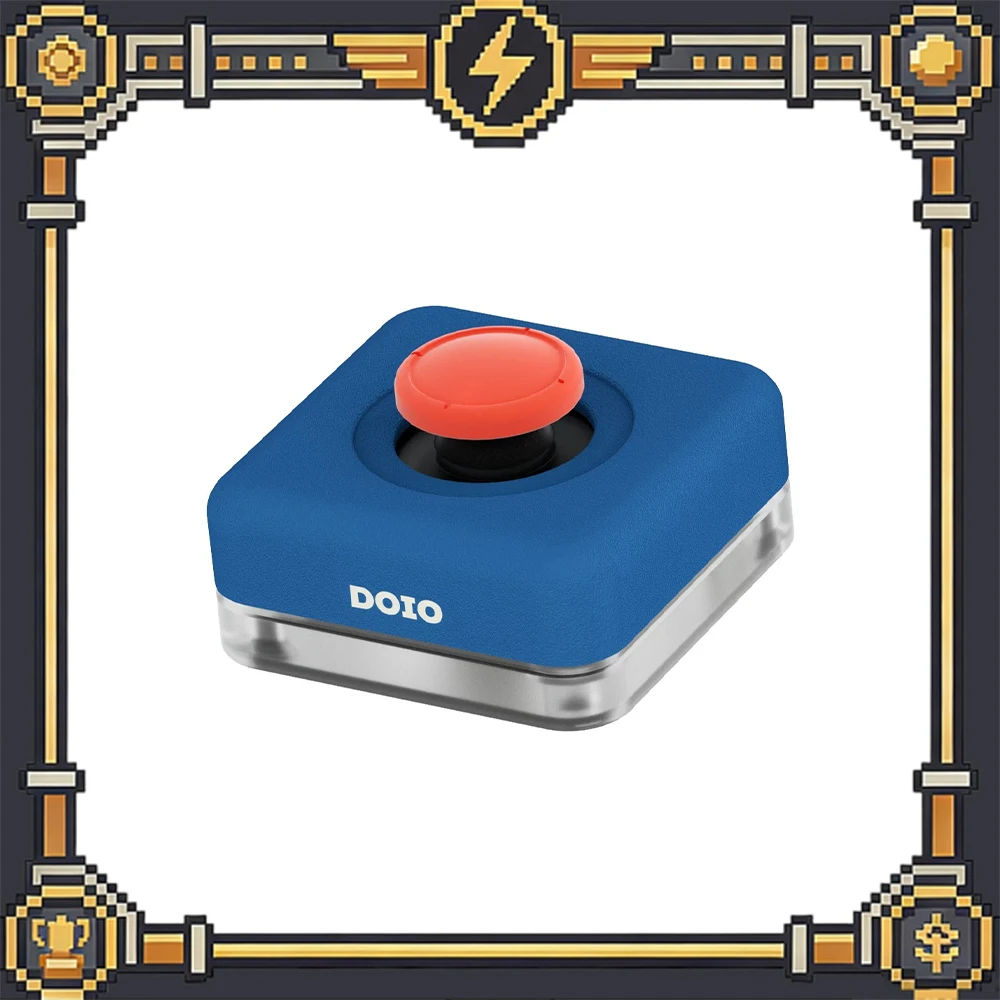 

DOIO KB01-07 Desktop Computer Rocker Power-On Key CNC All-Aluminum Process Press Trigger Rocker Start Key Light Weight For Gifts