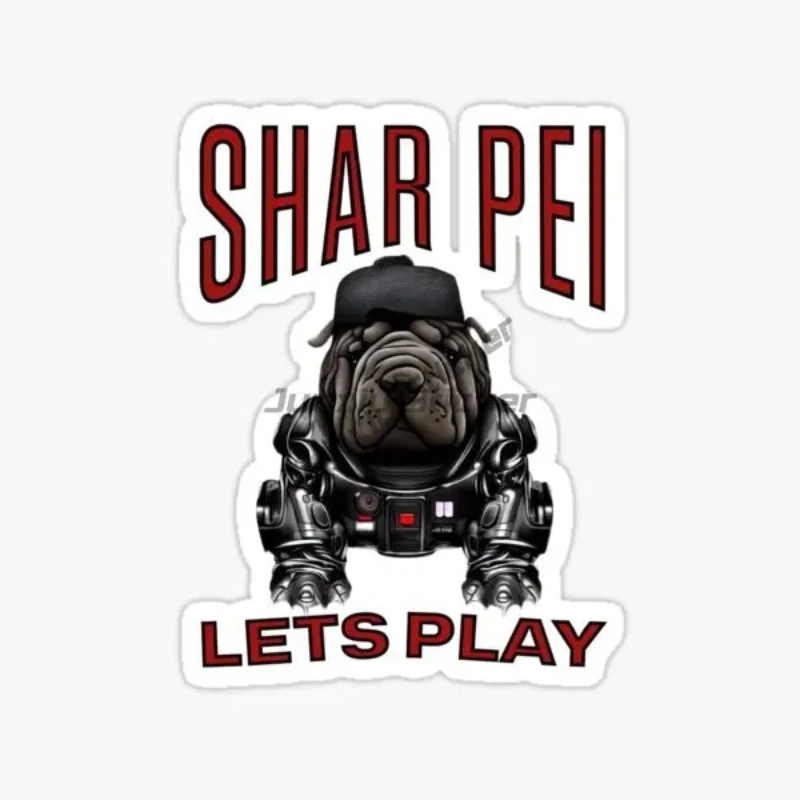 

SHAR-PEI Dog Car Sticker Shar Pei Dog Pet Animal Waterproof Vinyl Decal