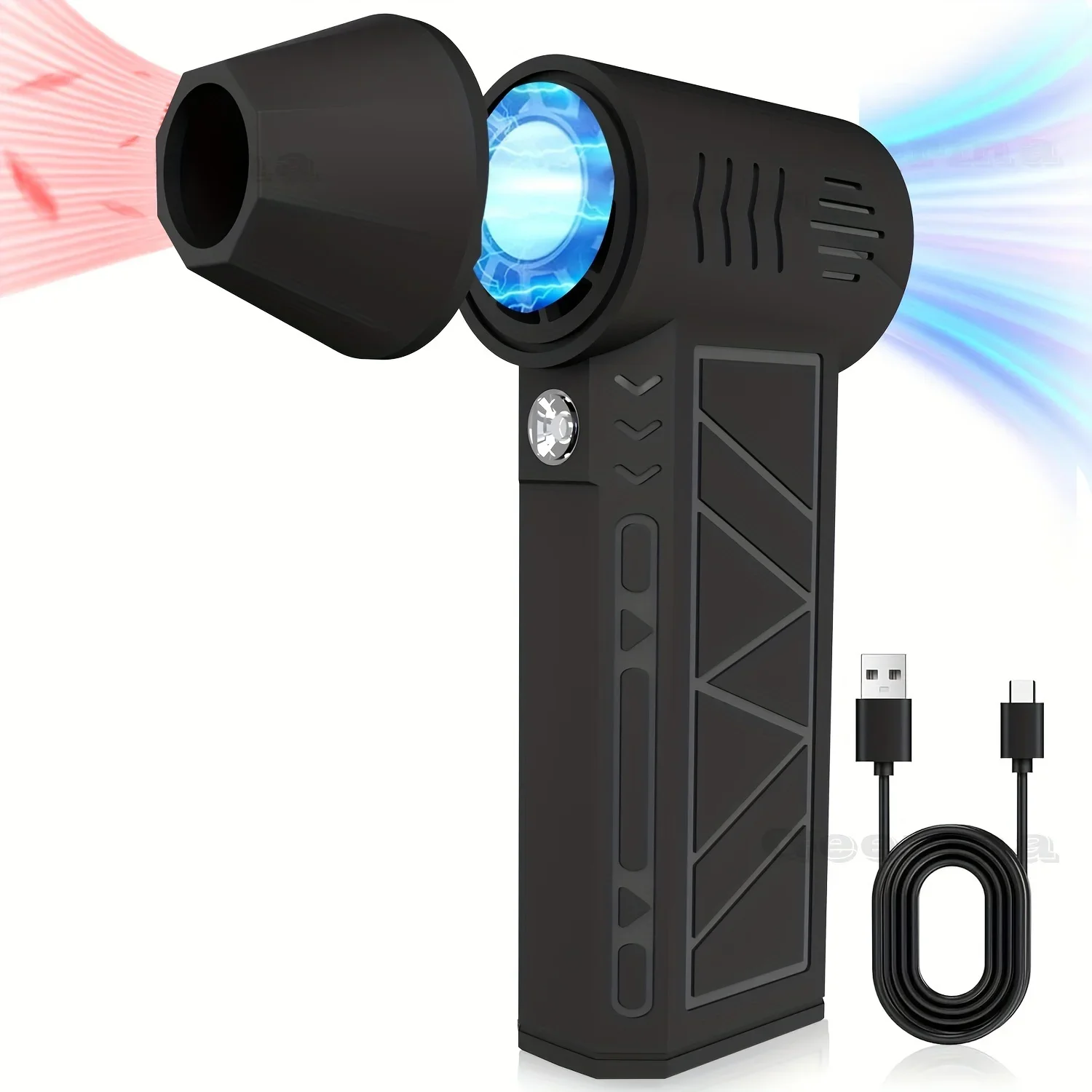 

Powerful Turbo Jet Fan Handheld Dust Blower - High-Speed Brushless Motor, Variable Speed Control, Compact Design, Lightweight