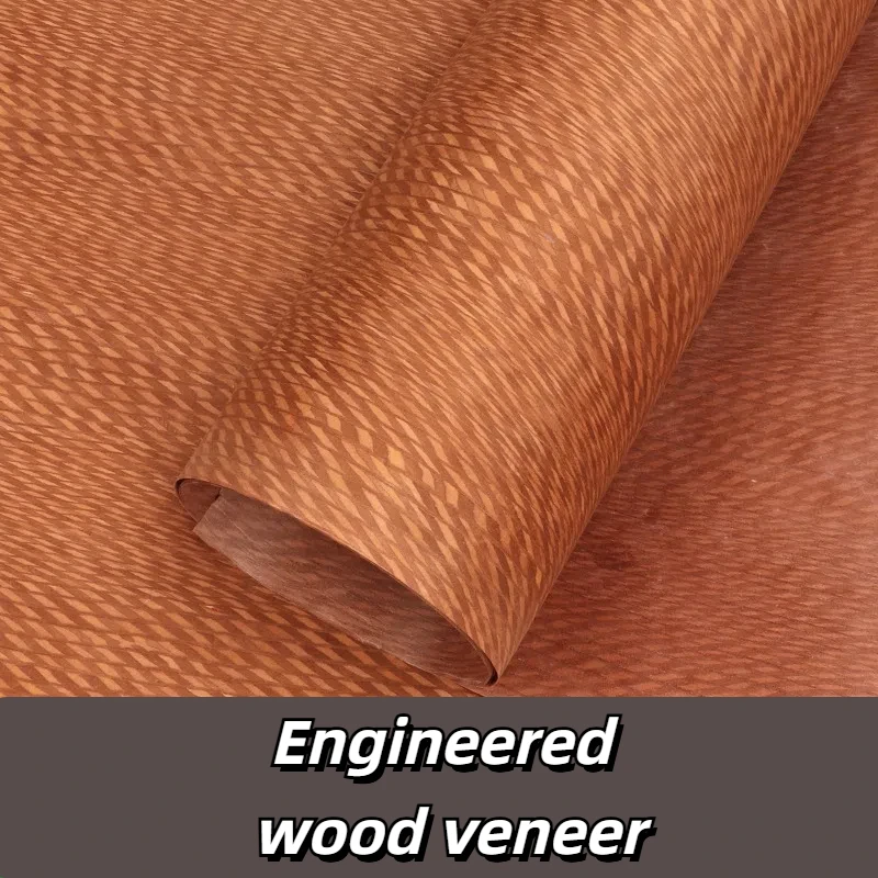 

55cm X 250cm Engineered Lace Wood Veneer Sheet 0.25m for Furniture Cabinet Wall Panel Craft DIY Inlay Plywood Tabletop Decor