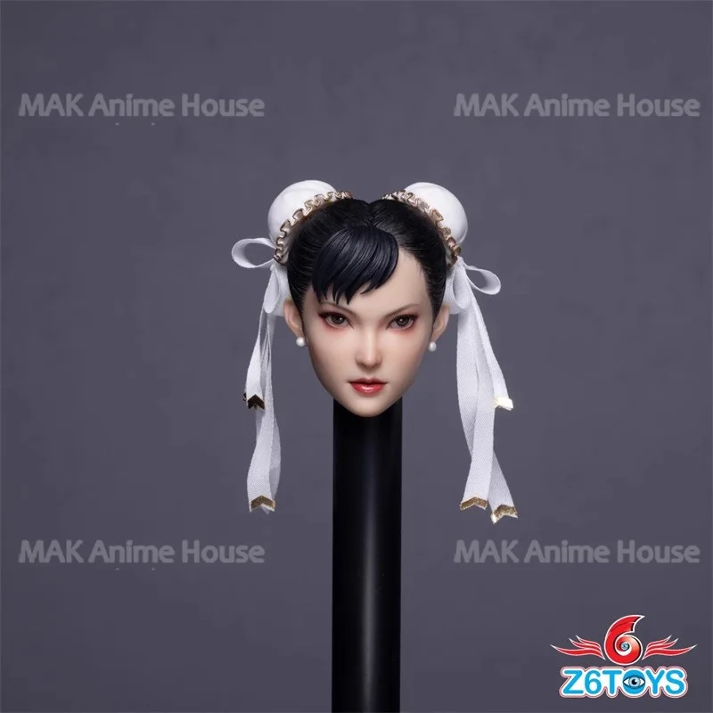 Z6TOYS ZC020 1/6 Skala Weibliche Mobile Augen Schönheit Kopf Skulptur PVC Modell Fit 12'' TBL Weibliche Soldat Action Figur körper