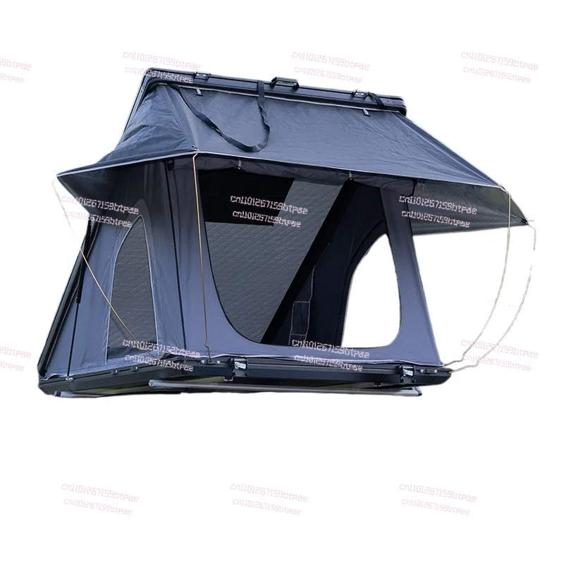 

Fully Automatic Outdoor Car Self-driving Tour Off-road Hard Shell Top Ultra-thin Camping Aluminum Alloy Triangular Car Roof Tent
