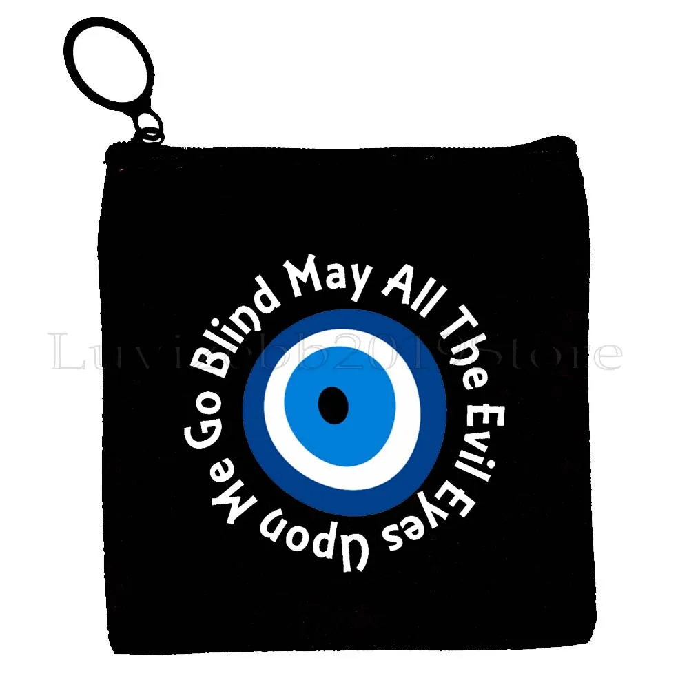 التركية ماجيك نزار اليونان الأزرق عين الشر همسة تميمة اليونانية ماندالا المرأة حقيبة قماش قنب محفظة نسائية للعملات المعدنية مفتاح حافظة حقيبة محفظة سستة الحقيبة