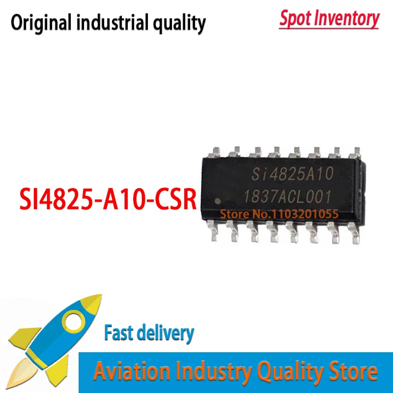 10pcs SI4825-A10-CSR SI4825-A10 SI4825A10 SI4825 SSOP-16 New Original  In Stock