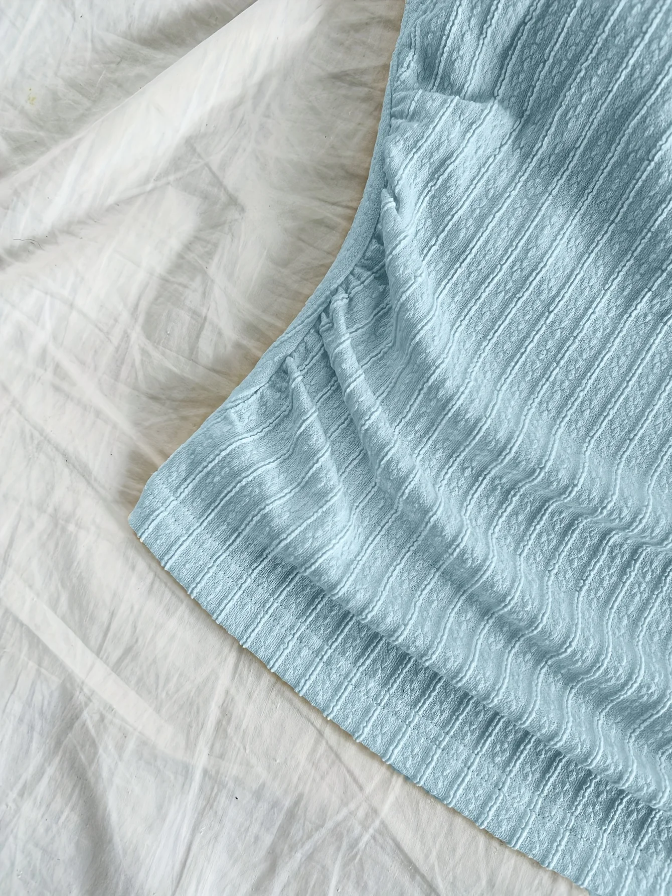 여름 인기 단색 텍스처 우아한 캐주얼 홀터 여성 탑