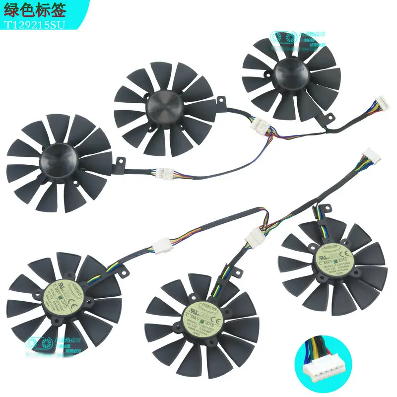 Neue Frame Shell Cooling Fans T 129215 SU PLD09210S12HH Neues Original für ASUS STRIX Raptor GTX980Ti R9 390X R9 390 Grafikkarte