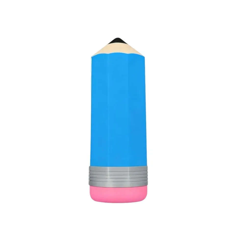 Pencil-shaped Pencil Case 3D Printing Large Capacity Stationery Box Lightweight Durable Pencil Organizer School Supplies