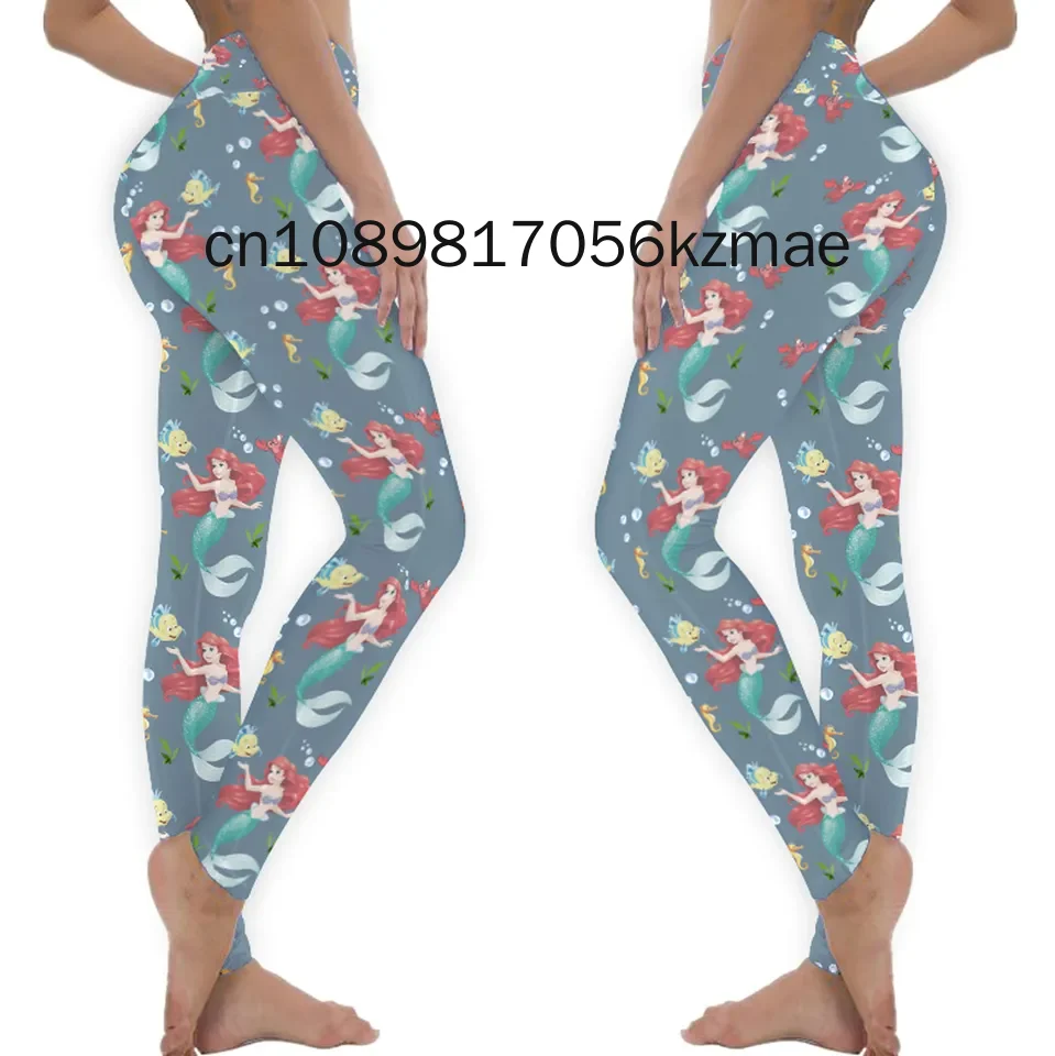 Neue sexy Winnie the Pooh Leggings druckt Mädchen Kinder elastische Fitness-Studio Sport Workout Leggings Frauen Yoga hosen Drops hipping