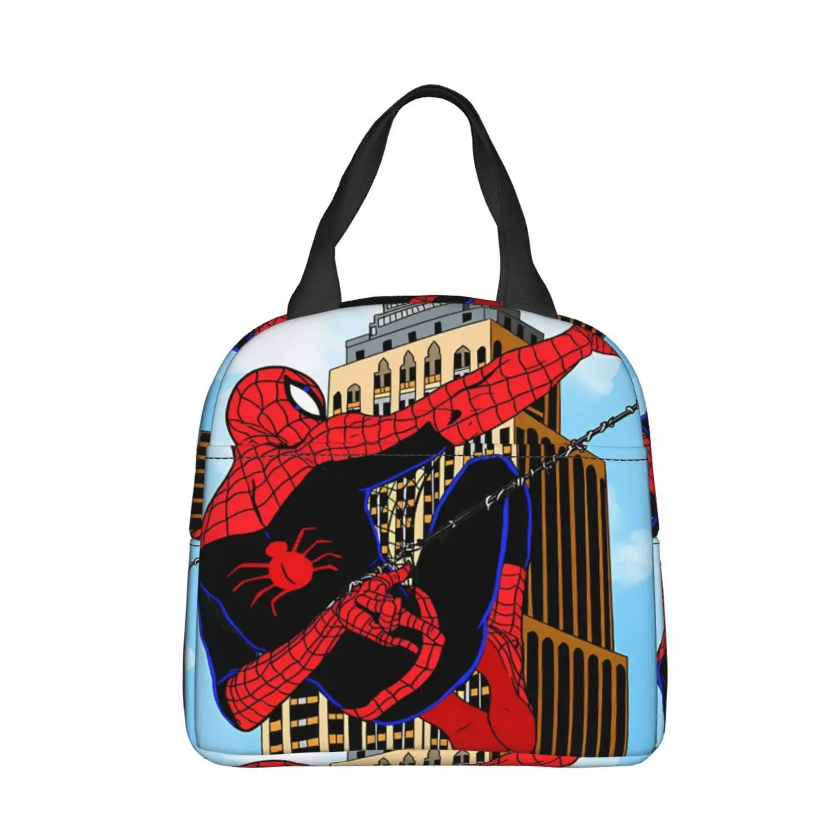 Arachnid Spiderman Spiderverse Superhero Insulated Lunch Bag 90s Lunch Container Cooler Bag Lunch Box Tote Work Picnic Girl Boy