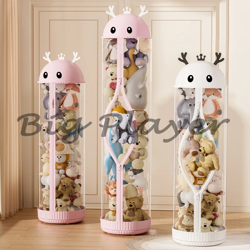 balde-de-armazenamento-de-boneca-com-ziper-boneca-de-pelucia-acabamento-de-pano-tubo-de-armazenamento-de-brinquedos-boneca-infantil-artefato-transparente