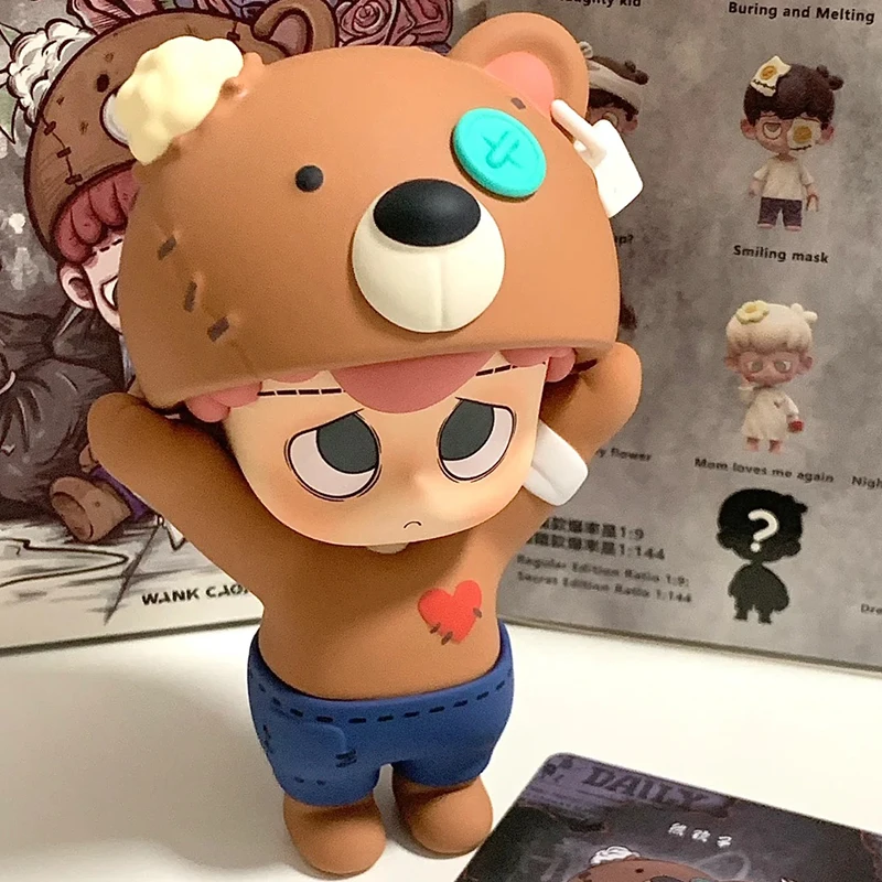 52TOYS EMOR アウトサイダーシリーズ トレンディブラインドボックストイズ キュートドールオーナメント 個性的なトレンディギフト デスクトップデコレーション クリスマス用