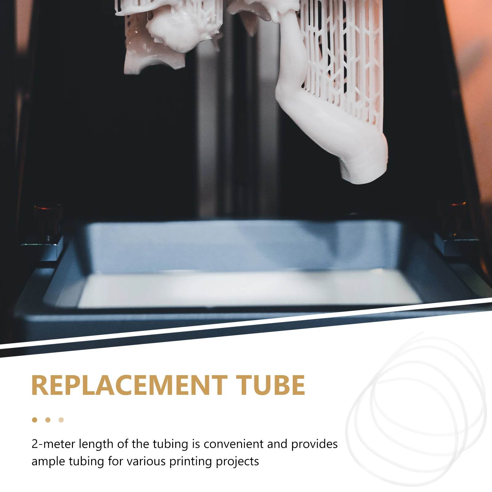 

2M PTFE Printer Tube 2mm ID 4mm Ptfe Tubing 1.75 OD for 1.75mm Bowden Tubing 3D Printing Parts