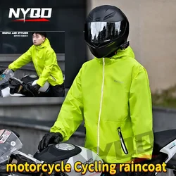 Motorcycle Raincoat Suit Rainstorm Prevention Ultra-thin Jacket Summer Long Body Rain Protection Riding Sun-protective Clothing