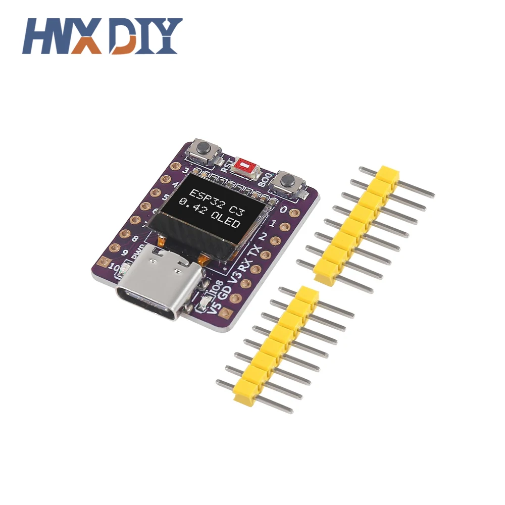1-10 sztuk ESP32-C3 płytka rozwojowa OLED z 0.42 cala moduł OLED antena ceramiczna ESP32 supermini płyta wifi Bluetooth — zdjęcie produktu 4