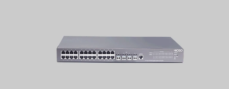 HiOSO Foway2528TFSP 24GE+4 1000M SFP Security Industrial Ethernet Switch