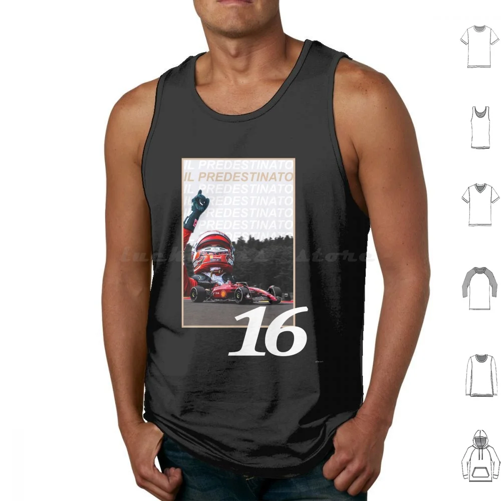 

Il Predestinato Leclerc Graphic Poster Design Tank Tops Vest Sleeveless Leclerc Graphic Design Ferarri Scuderia Ferarri