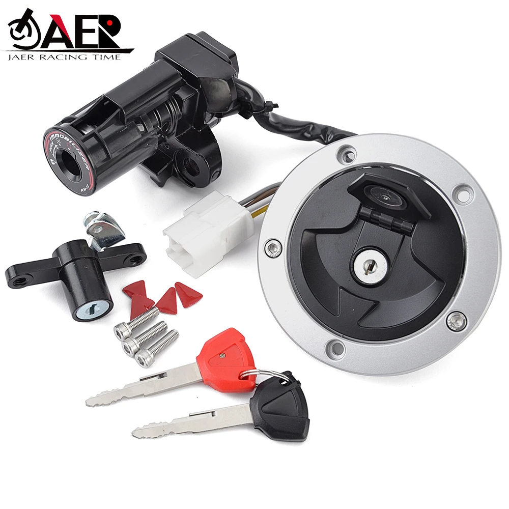 27045-5452 Ignition Switch Fuel Gas Cap Seat Lock Keys for Kawasaki ER6N ER6F ER650 ER-6N EX650 ER-6F Ninja 650 EX400 Ninja 400R