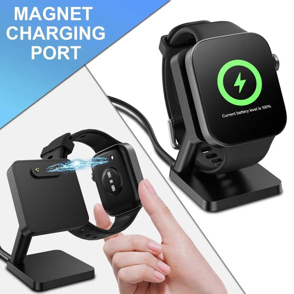 화웨이 워치 핏 3 2 미니 마그네틱 충전기 어댑터 데스크탑 스탠드 화웨이 밴드 8 7 6/6pro용 스마트워치 USB 충전 케이블