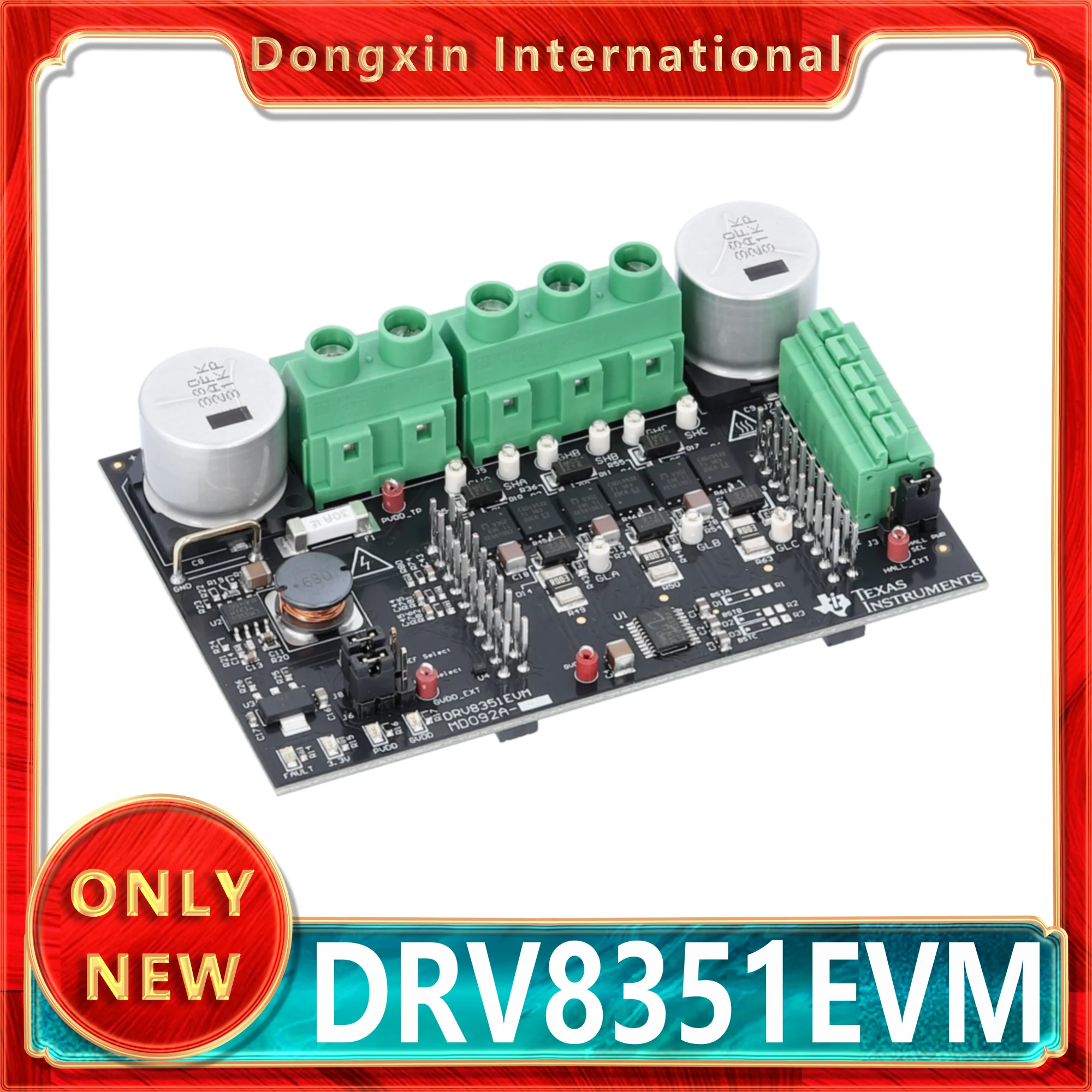 

DRV8351EVM TI original genuine product DRV8351 evaluation module DRV8351-SEP evaluation module (EVM) is a 30A, 3-phase brushless