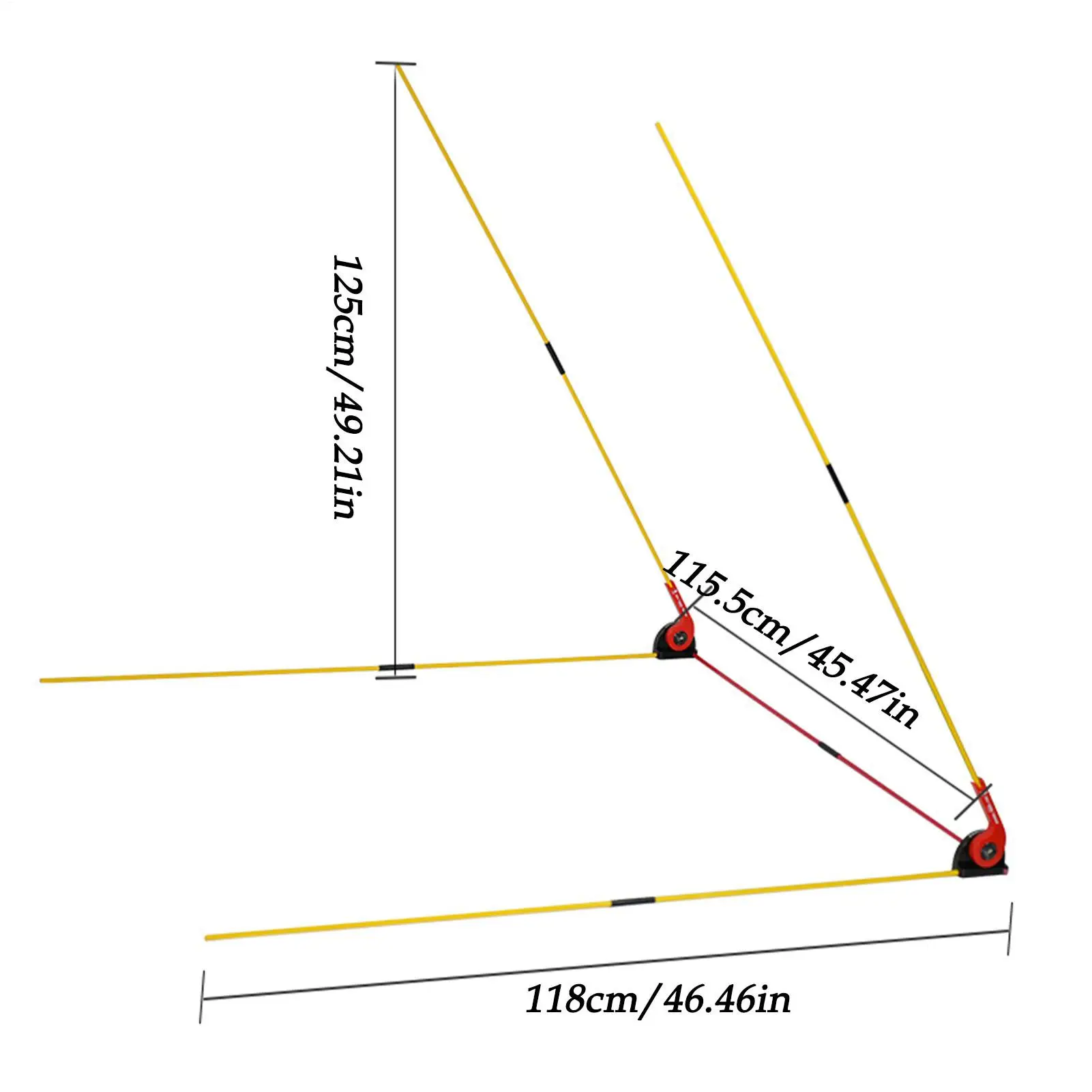 أدوات محاذاة أرجوحة الجولف، معدات تدريب التأرجح، زاوية قابلة للتعديل، أدوات تصحيح محاذاة الجولف للرجال المحترفين #6