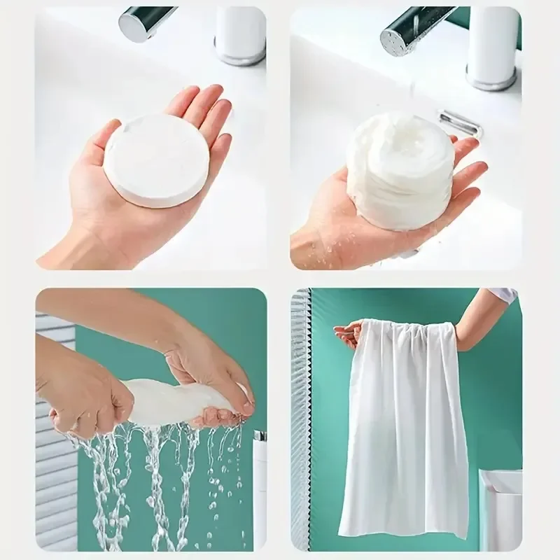 5/10PCS Einweg Bad Handtuch Einzeln Verpackt Komprimiert Bad Handtuch Hause Camping Reise Tragbare Reinigungsmittel – Detail 5