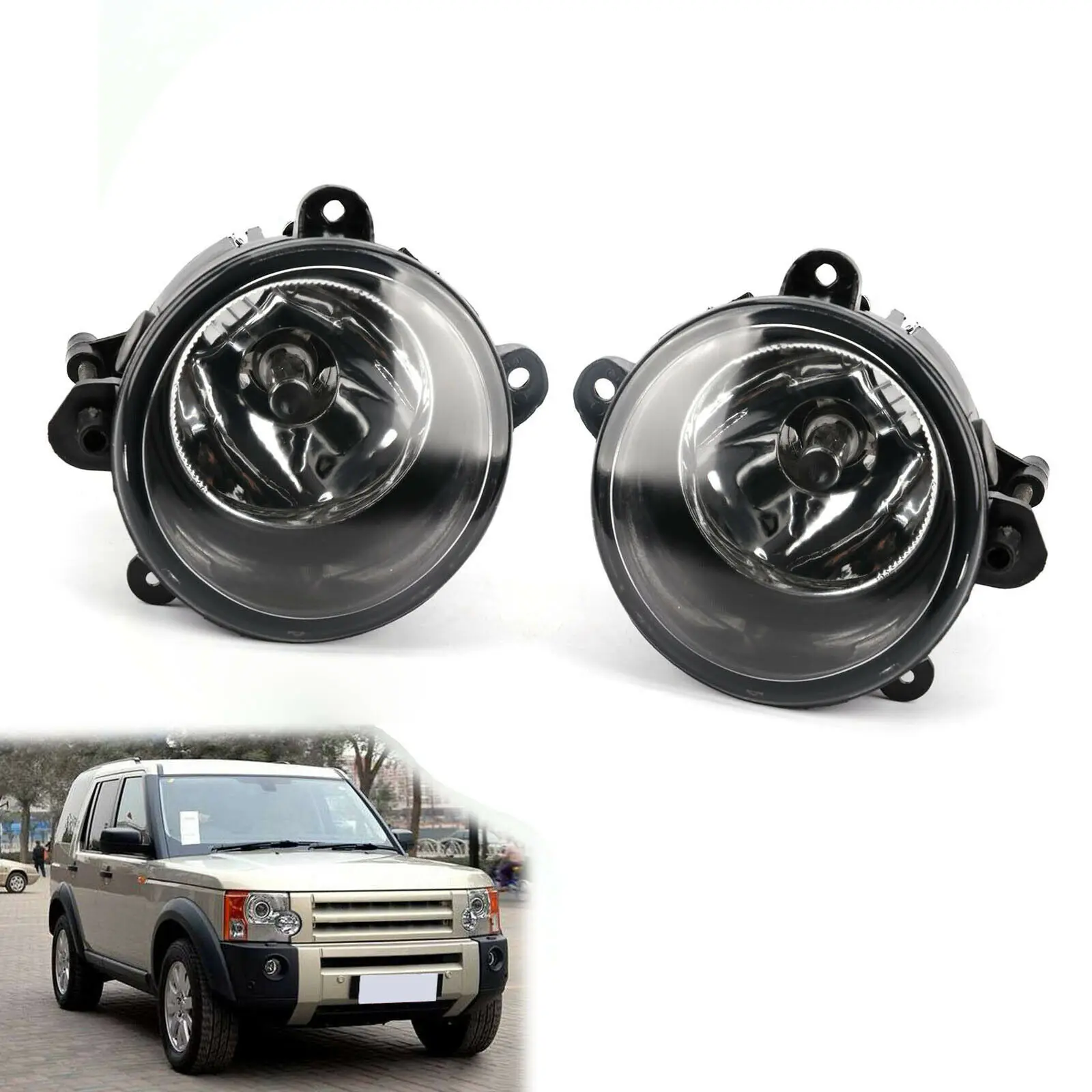 Car ABS Front Left Bumper Light Fog Light Running Lamp for LAND ROVER DISCOVERY 2 3 Range Rover Sport L322 XBJ000090