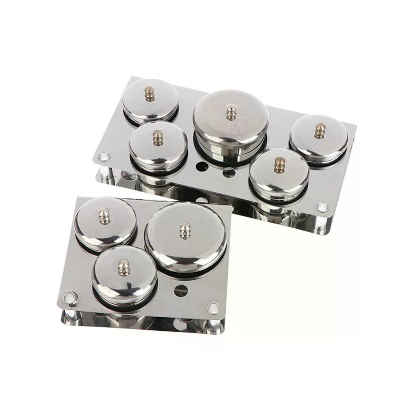 3/5개 스테인리스 다펜 디쉬 컵 세트 살롱 매니큐어 아크릴 파우더 액체 용기 정리 트레이 다펜 디쉬 네일 아트 도구