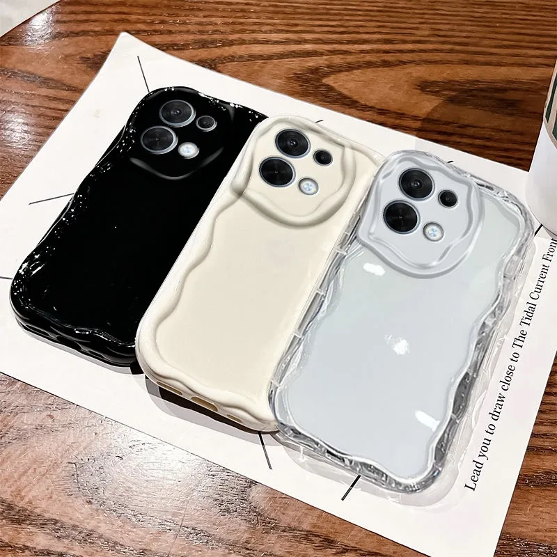 EUCAGR Für Xiaomi Poco C85 Telefon Fall Xiaomi POCO C85 Fall Xiaomi poco c85 Klar TPU Welle Weiche Zurück Abdeckung