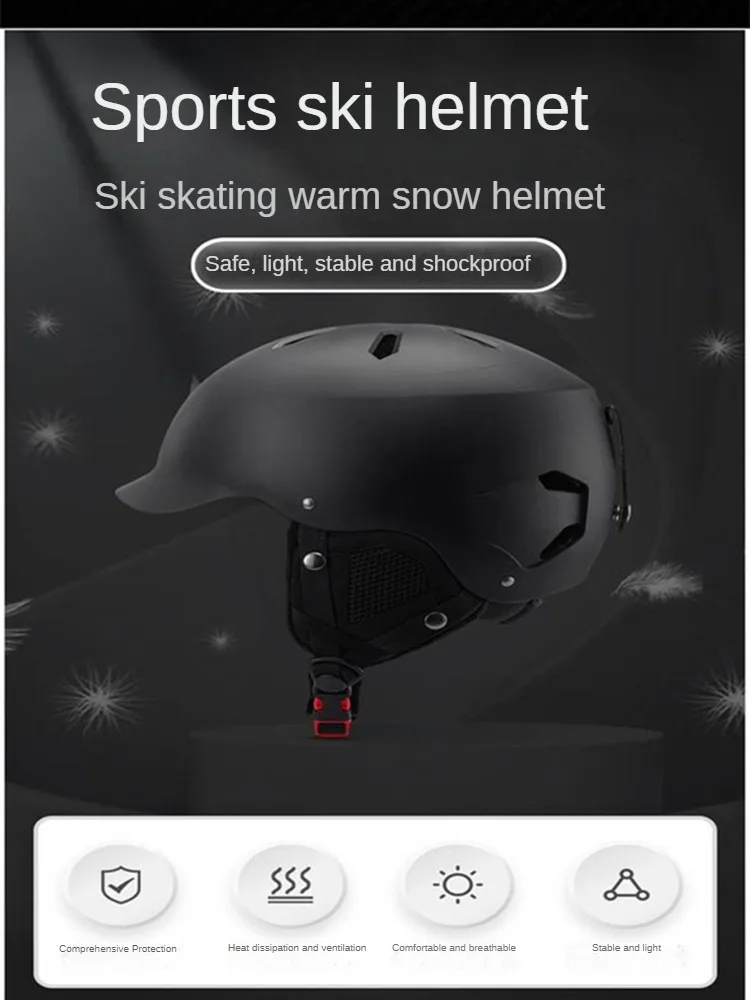 

New Professional Ski Helmet Adult Warm Snow Helmet Outdoor Men's and Women's Protective Adjustable Ski Helmet